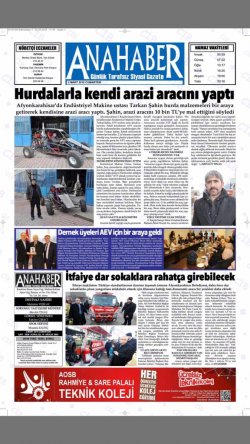ANAHABER GAZETESİ