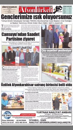 AFYONTÜRKELİ GAZETESİ