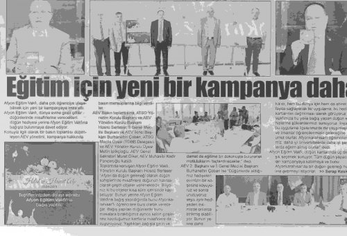 AEV DEN YENİ KAMPANYA