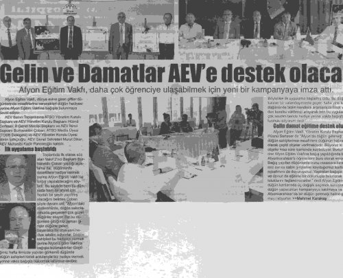 Afyon Eğitim Vakfı destek bekliyor