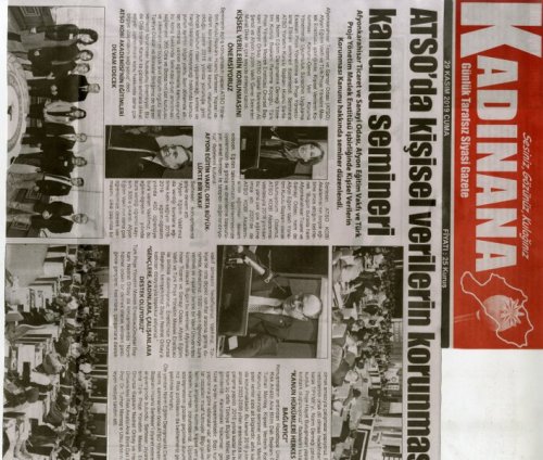 ATSO’DA KİŞİSEL VERİLERİN KORUNMASI KANUNU İLE İLGİLİ SEMİNER DÜZENLENDİ