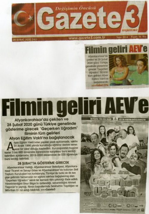 GEÇERKEN UĞRADIM FİLMİ