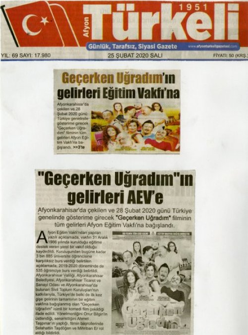 GEÇERKEN UĞRADIM FİLMİ